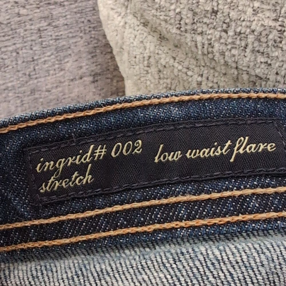 Citizens Of Humanity Ingris #002 Stretch Low Waist Flare Jeans Sz 26 - Picture 12 of 12